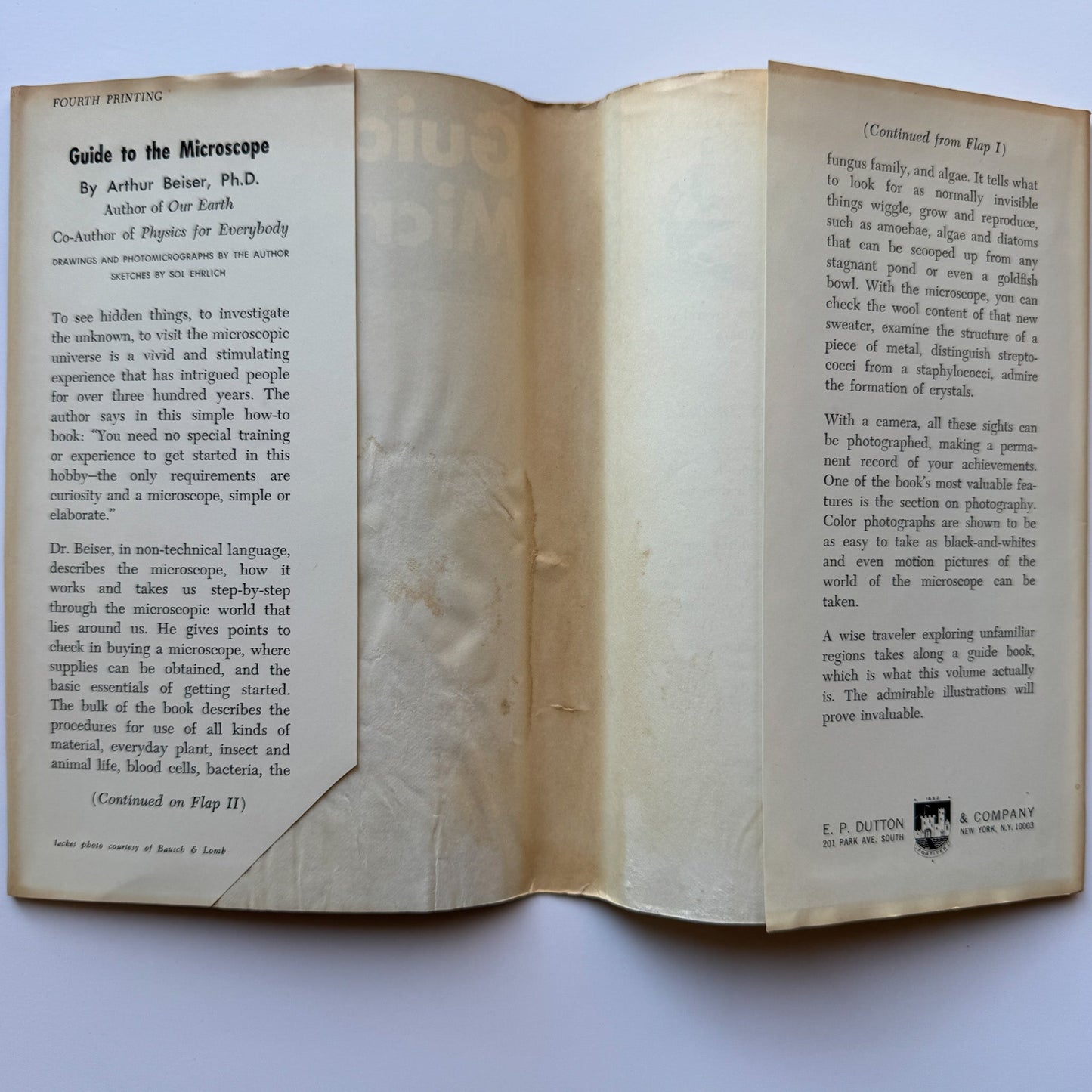 Guide to the Microscope, Arthur Beiser, 1966, Illustrated - Pretty Old Books