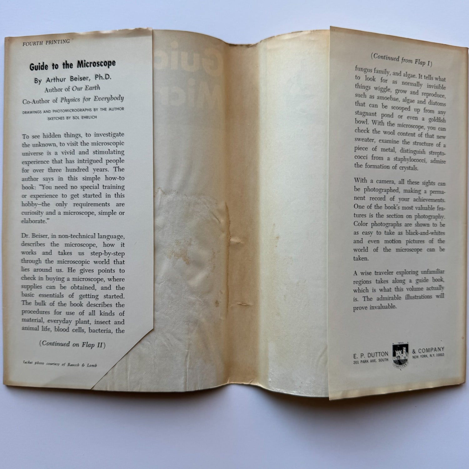 Guide to the Microscope, Arthur Beiser, 1966, Illustrated - Pretty Old Books