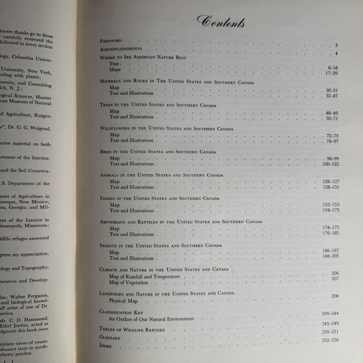 Hammond's Nature Atlas of America, Wildlife Species, 1952, Watercolor Nature Art - Pretty Old Books