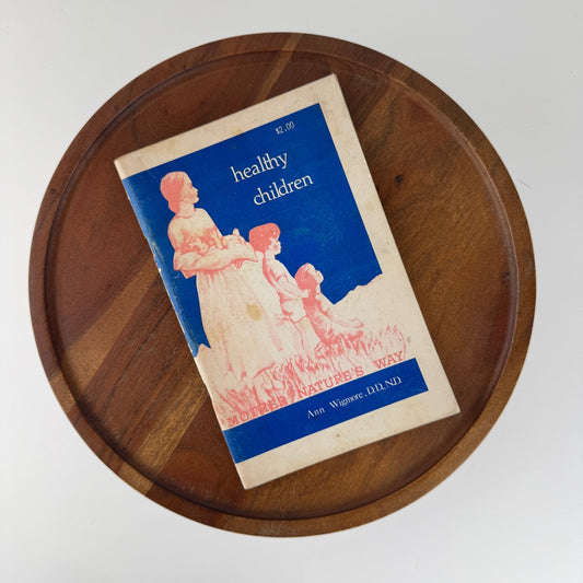 Healthy Children Mother Nature's Way, Ann Wigmore, Vintage Holistic Pregnancy and Childcare Guide - Pretty Old Books