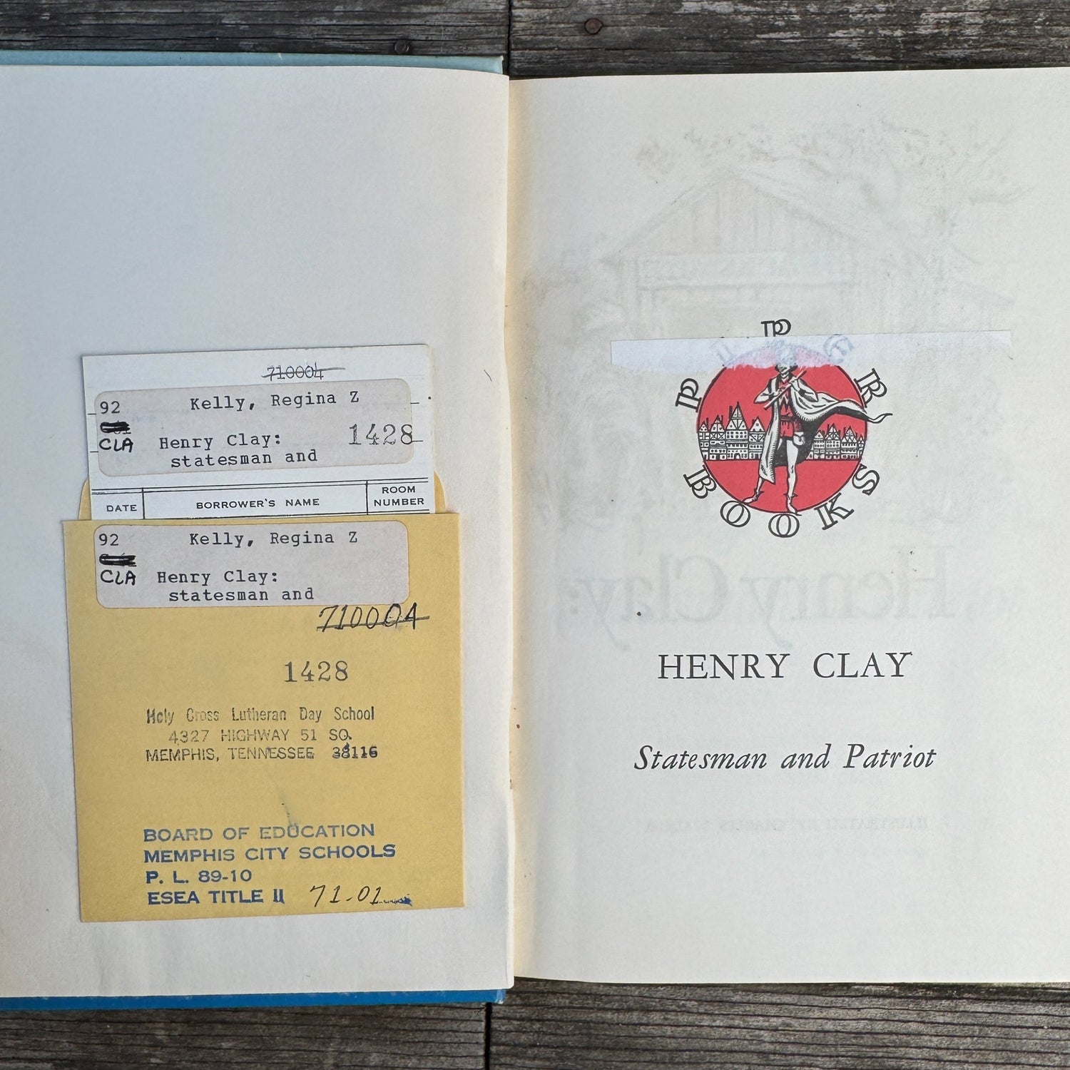 Henry Clay: Statesman and Patriot, 1960 Juvenile Biography - Pretty Old Books