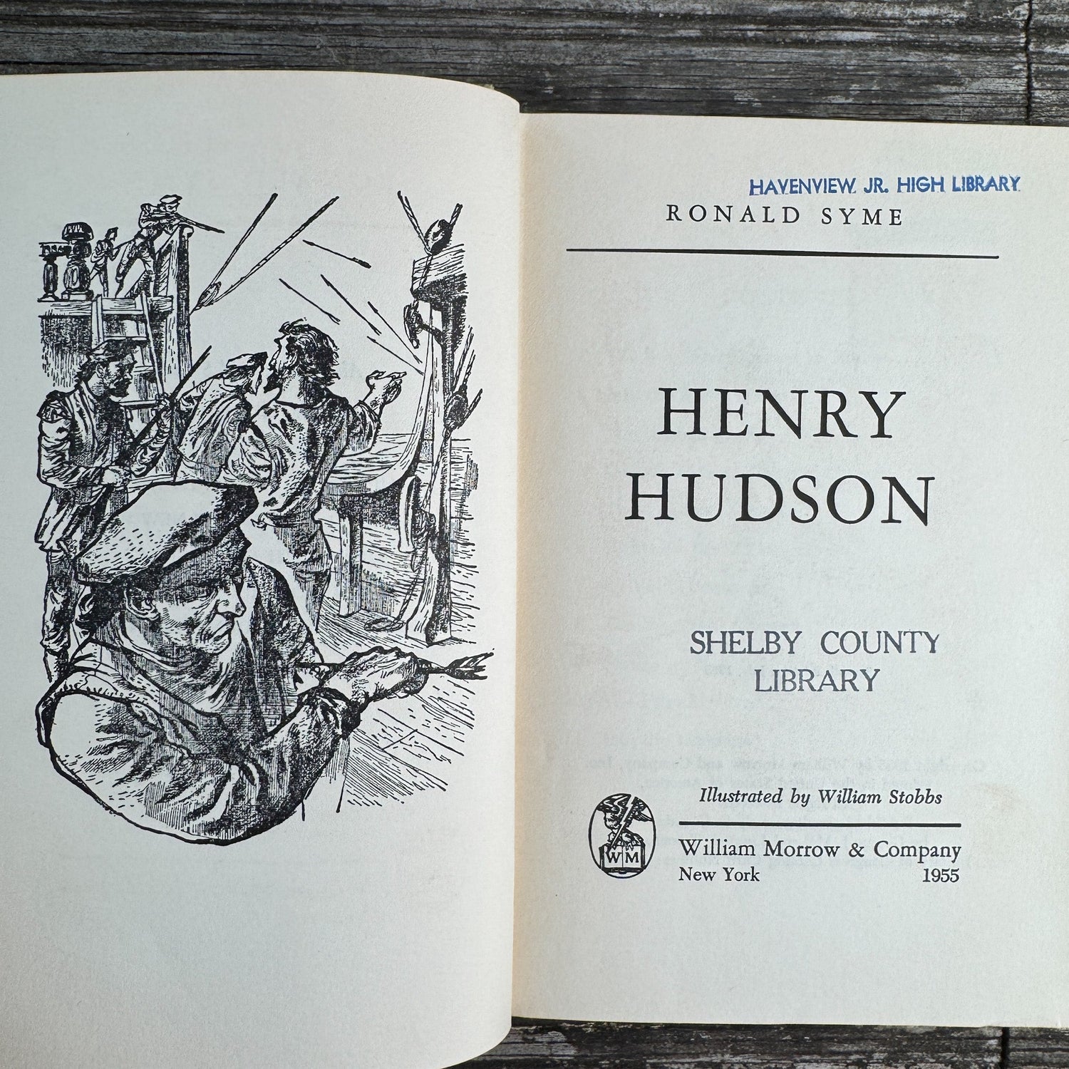 Henry Hudson, Ronald Syme, Juvenile Biography 1965 Hardcover - Pretty Old Books