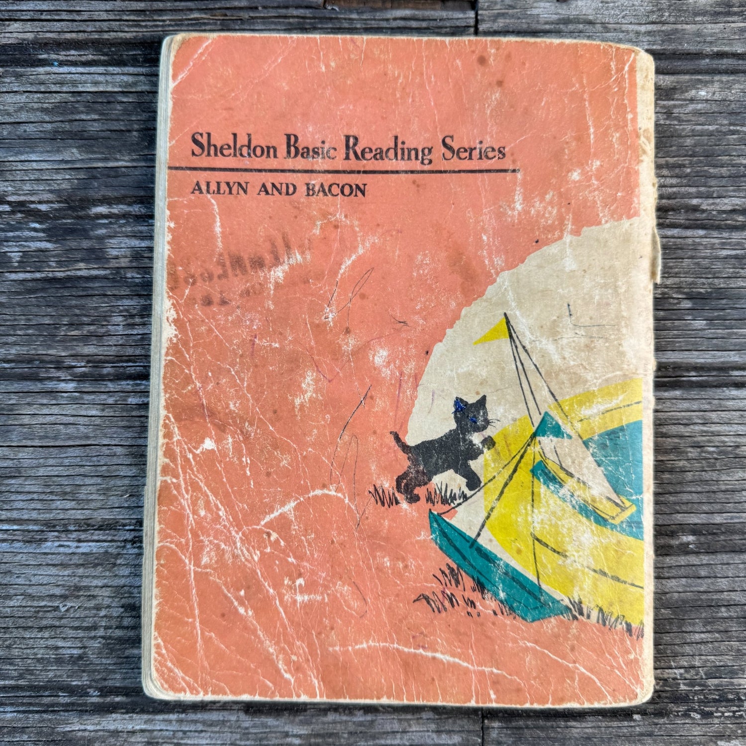 Here and Near, 1957 Paperback School Primer - Pretty Old Books