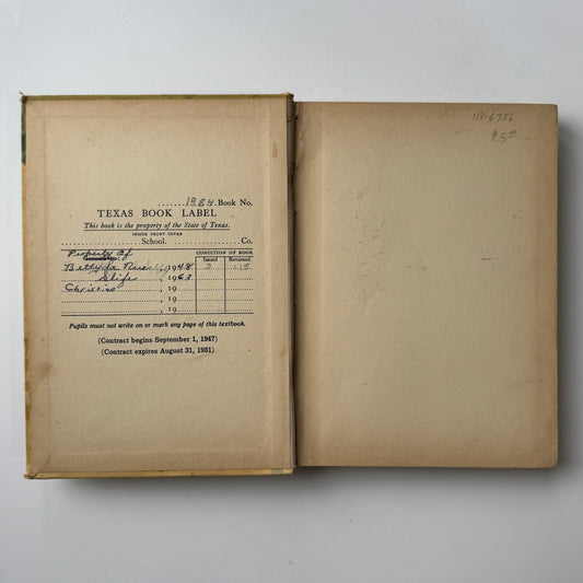 Here and There with Henry, A Trip to Texas, 1947 School Reader - Pretty Old Books