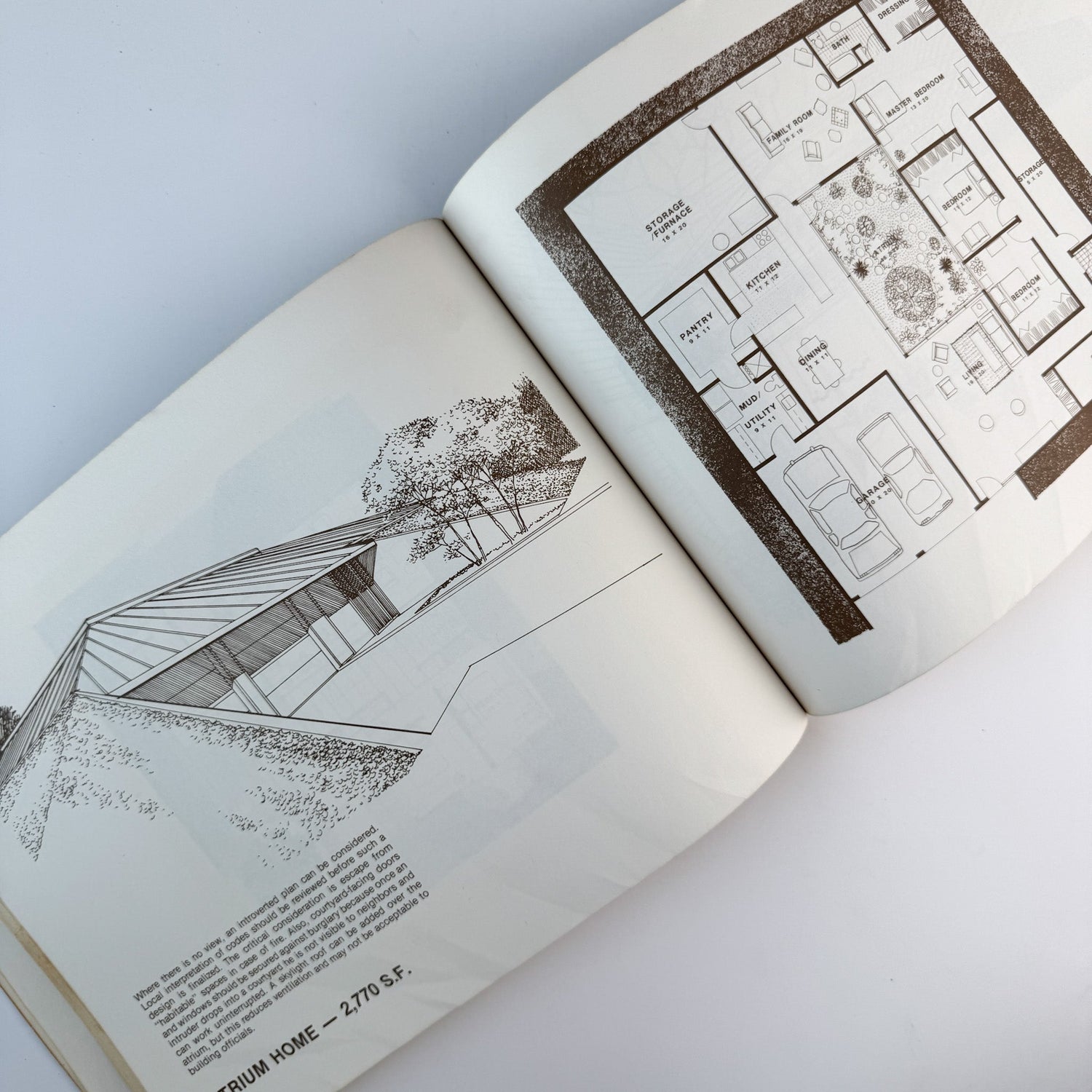 Homes in the Earth, Design Concept Associates, 1980 House Plans Book - Pretty Old Books