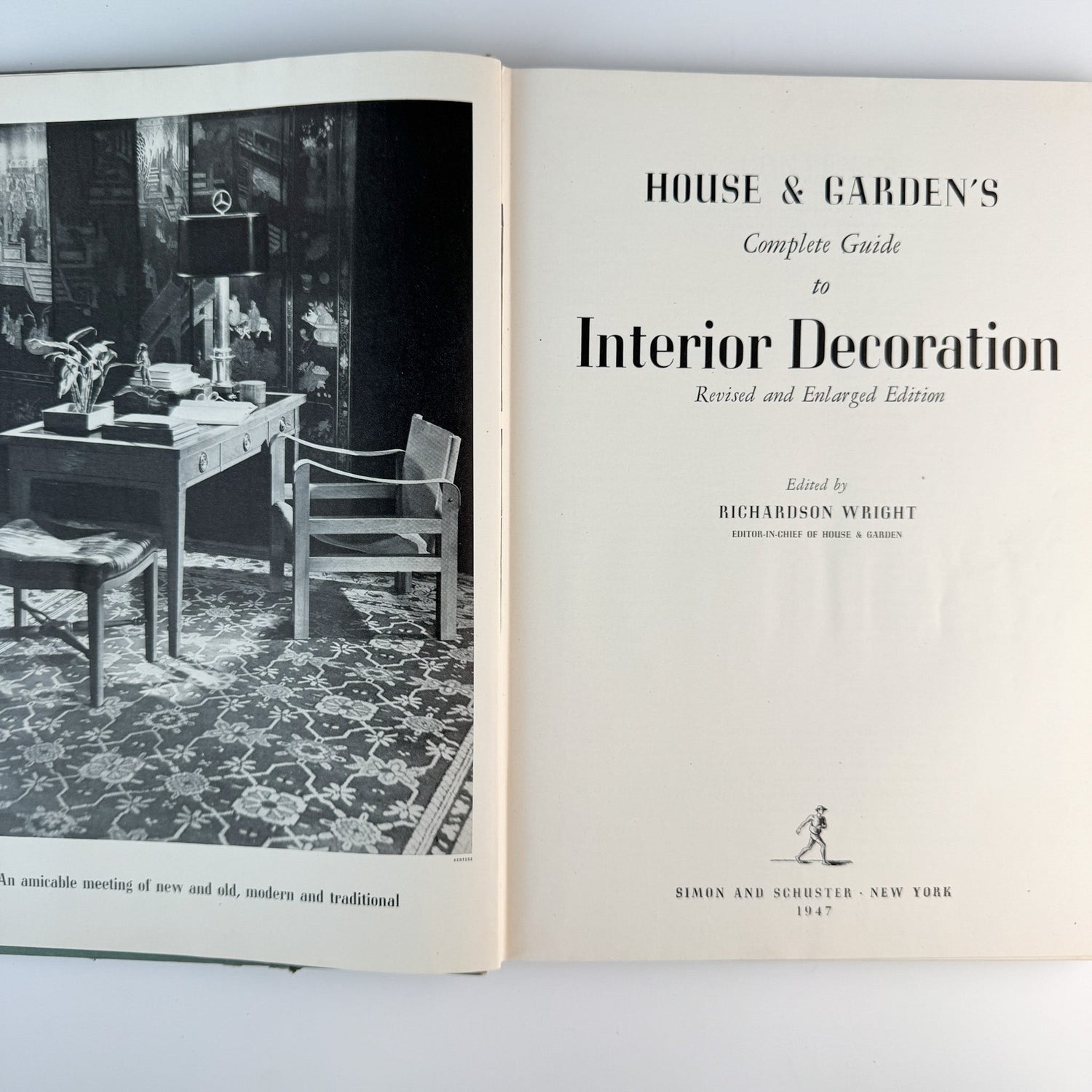 House and Garden's Complete Guide to Interior Decoration, 1947, Hardcover - Pretty Old Books