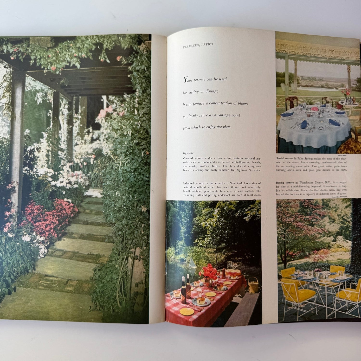 House and Garden's New Complete Book of Gardens, Interior Design, Vintage 1953 1955 - Pretty Old Books