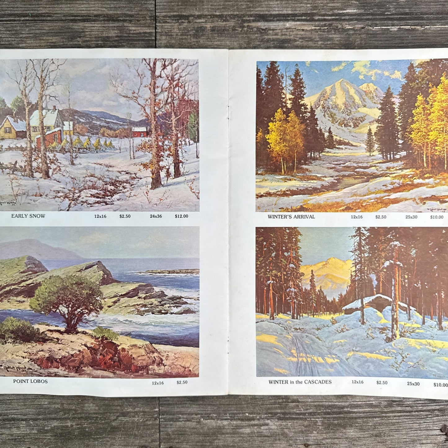 How Robert Wood Paints Landscapes and Seascapes – Robert Wood - Pretty Old Books