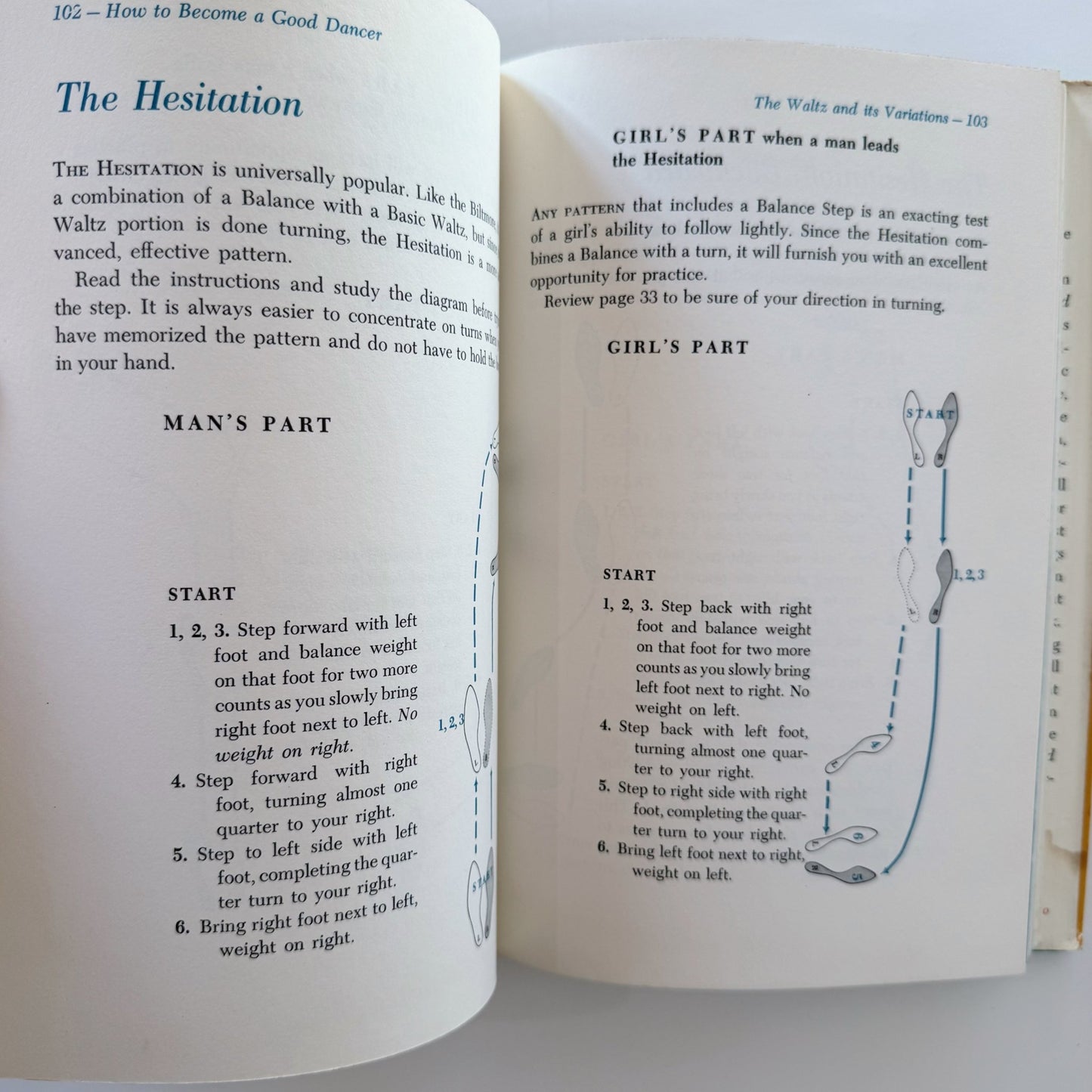 How to Become a Good Dancer, and Dance Secrets, Arthur Murray and Kathryn Murray, 1959 Hardcover - Pretty Old Books
