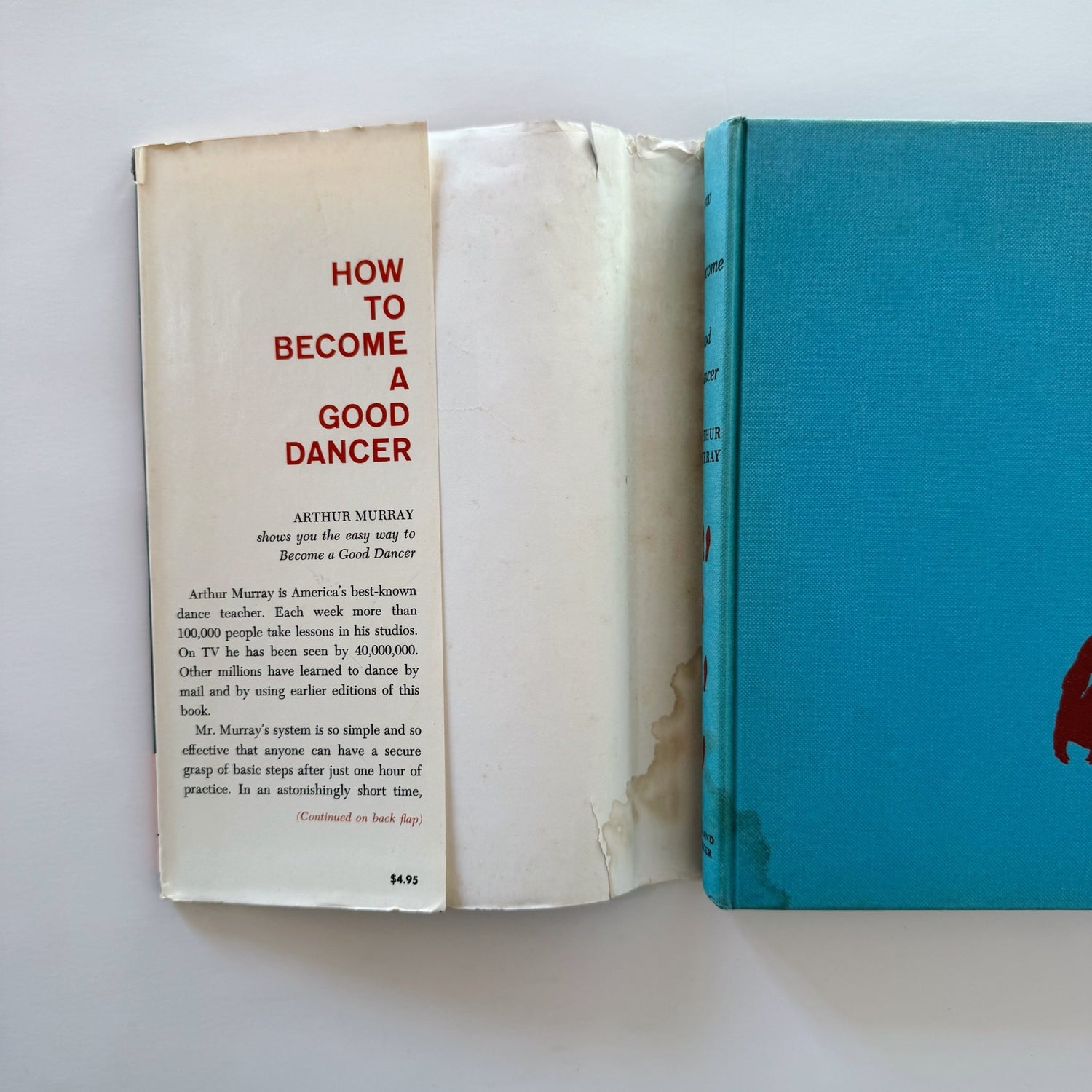 How to Become a Good Dancer, and Dance Secrets, Arthur Murray and Kathryn Murray, 1959 Hardcover - Pretty Old Books