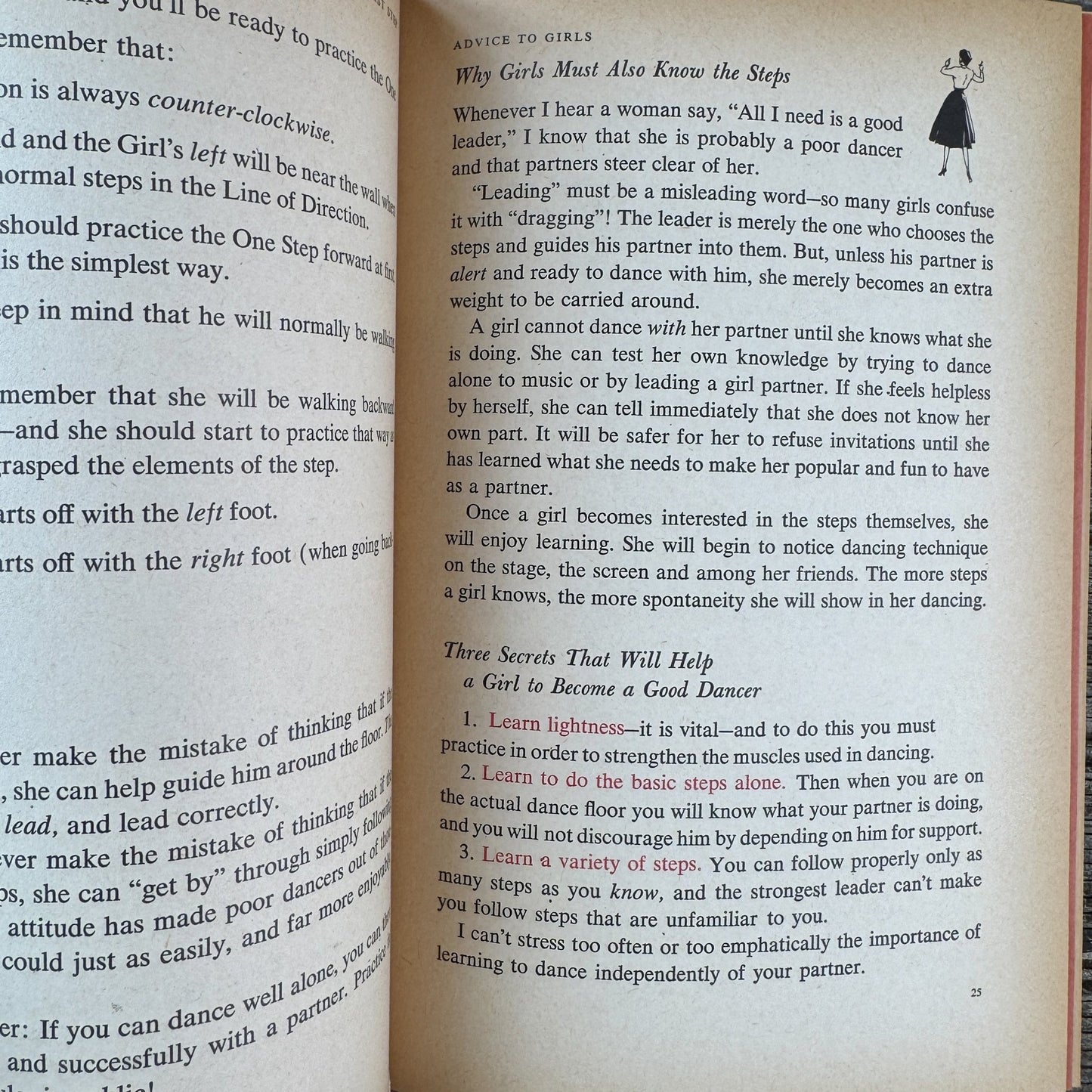 How to Become a Good Dancer – Arthur Murray – 1954 - Pretty Old Books