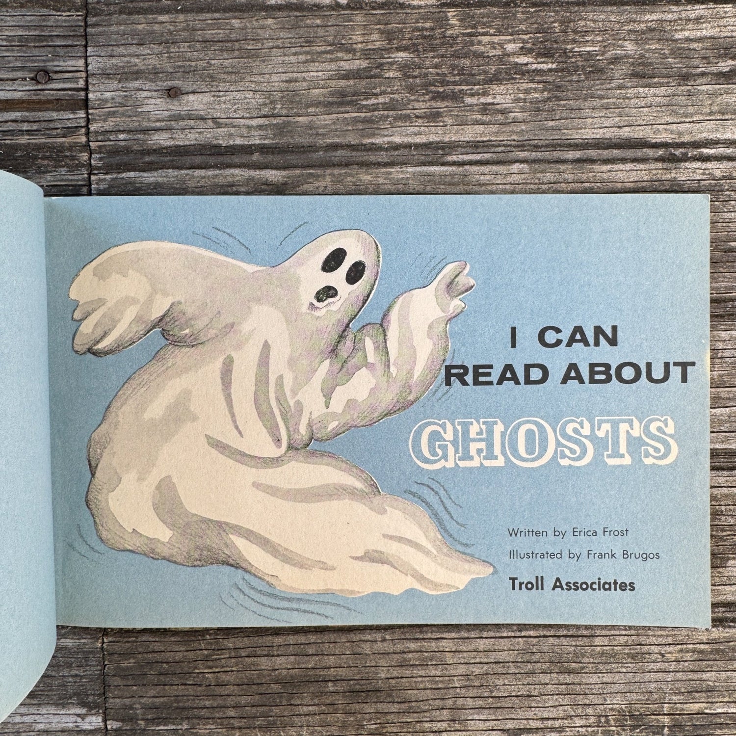 I Can Read About Ghosts by Erica Frost, 1975 - Pretty Old Books