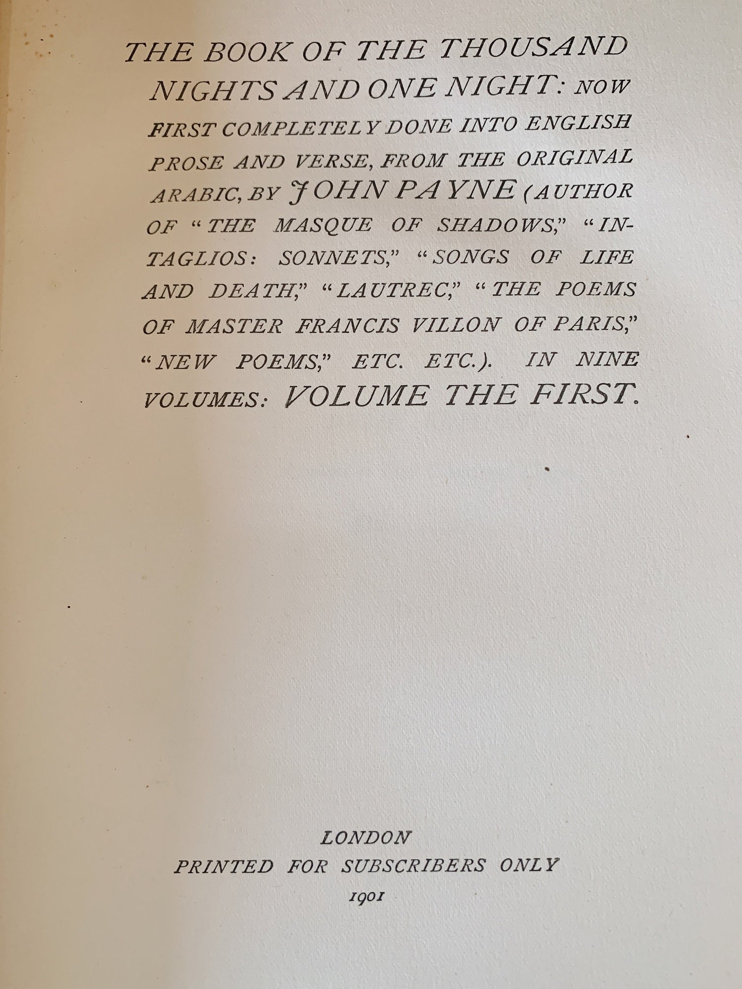 Arabian Nights Complete Set, Limited Edition Oriental Tales, Persian Letters, Tales From the Arabic, Thousand and One Nights, Delhi Edition
