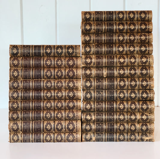 Agnes Strickland Books, Lives of the Queens of England, Scotland, Last Four Princesses of the Royal House of Stuart, Leather 1800s