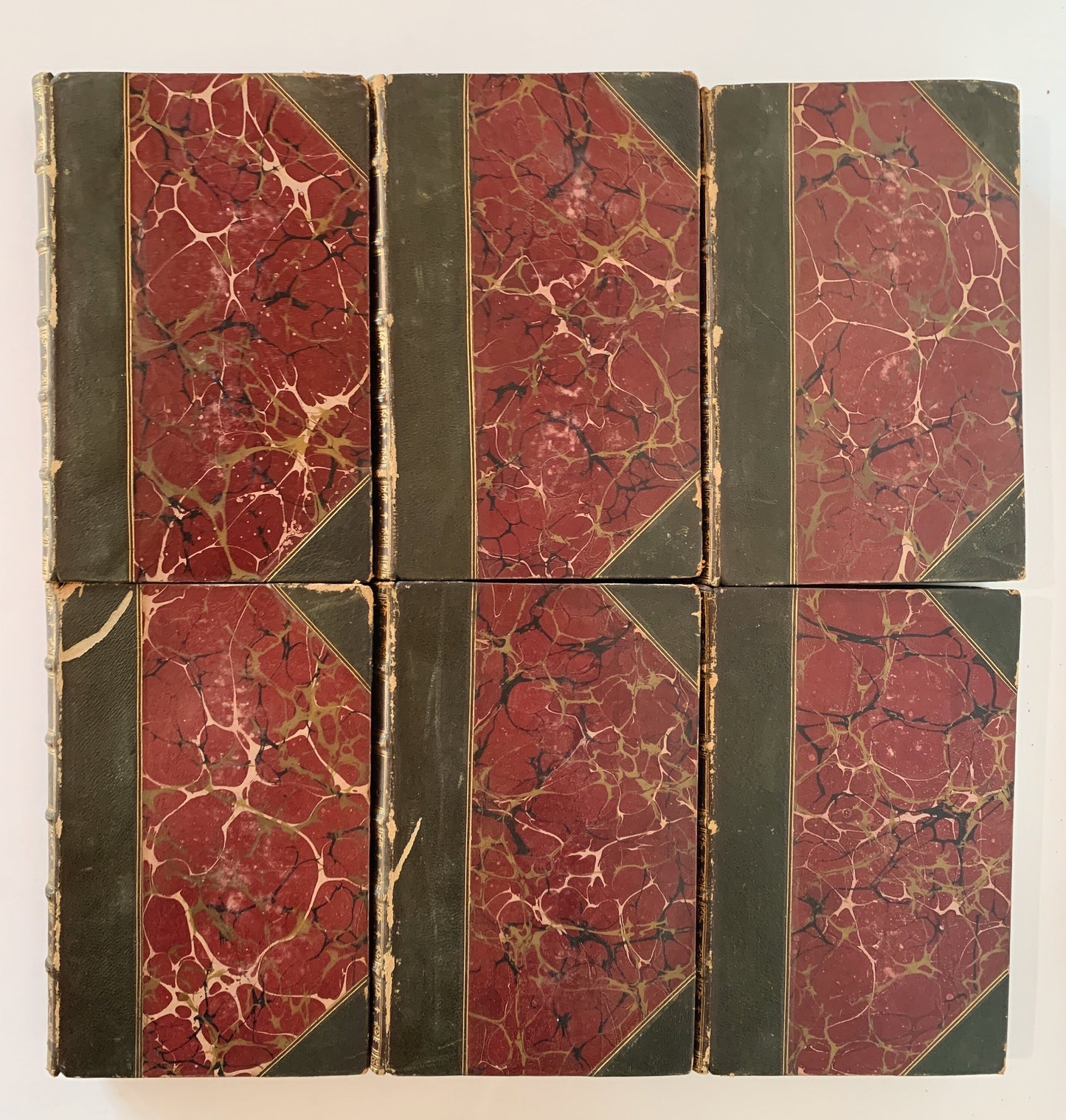 Agnes Strickland Books, Lives of the Queens of England, Scotland, Last Four Princesses of the Royal House of Stuart, Leather 1800s