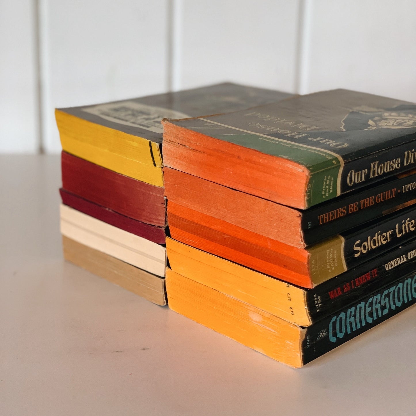 Vintage Black Paperback Books, Classic Literature, Instant Library, Black Books for Decor