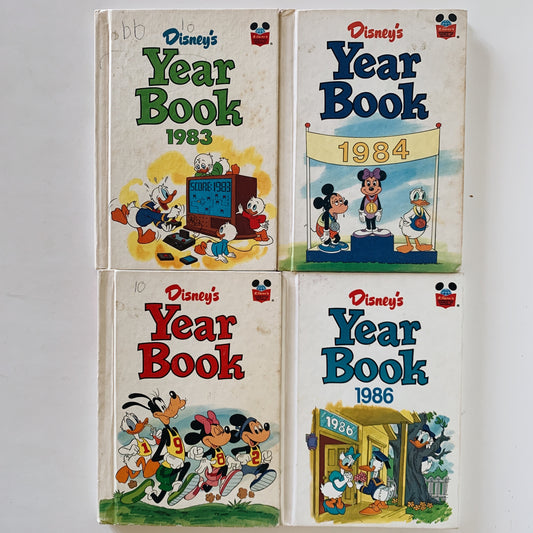 Disney's Year Books, 1980s Vintage Children's Books, Nursery Decor, Unique Baby Shower Gift