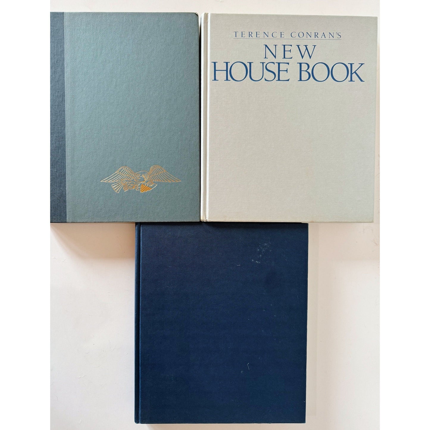 Vintage Blue House Design-Themed Coffee Table Books For Decor, Homes and Houses