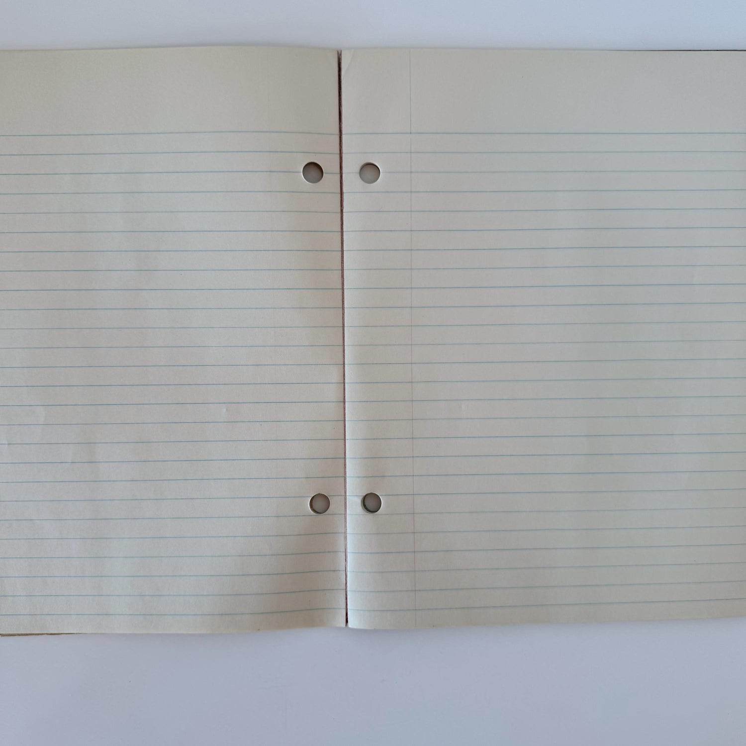 Gladiator Filler Pad, Vintage Blank Wide Ruled Notebook Paper