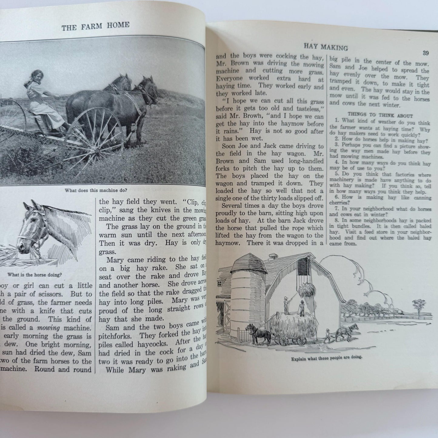 Home Folks: A Geography For Beginners, J. Russell Smith, 1927 Illustrated School Book