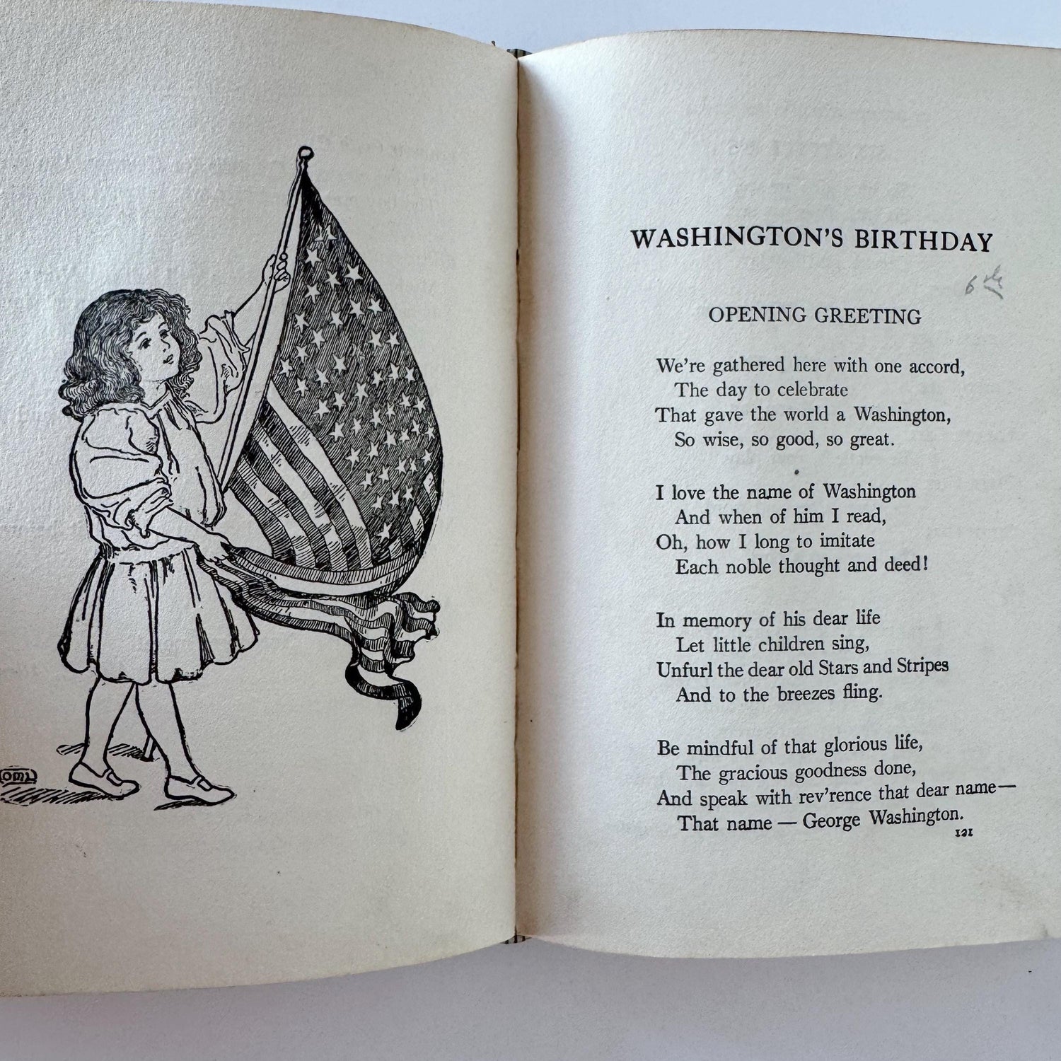 A Complete Holiday Program, First Grade, 1911 School Book of Recitations and Songs