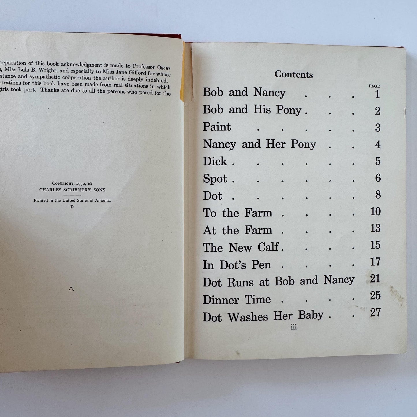 Real Life Readers: At the Farm, 1930 Primer, Vintage School Book with Photos