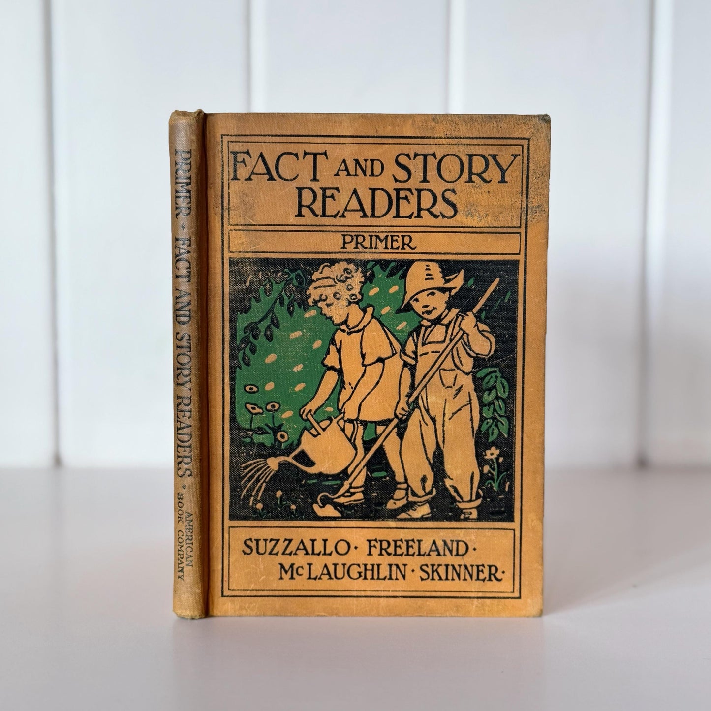 Fact and Story Readers Primer, 1930 Kindergarten Art Deco School Reader