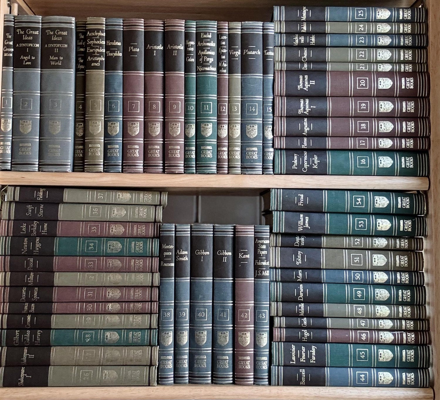 Complete Brittanica's Great Books of the Western World, 1952