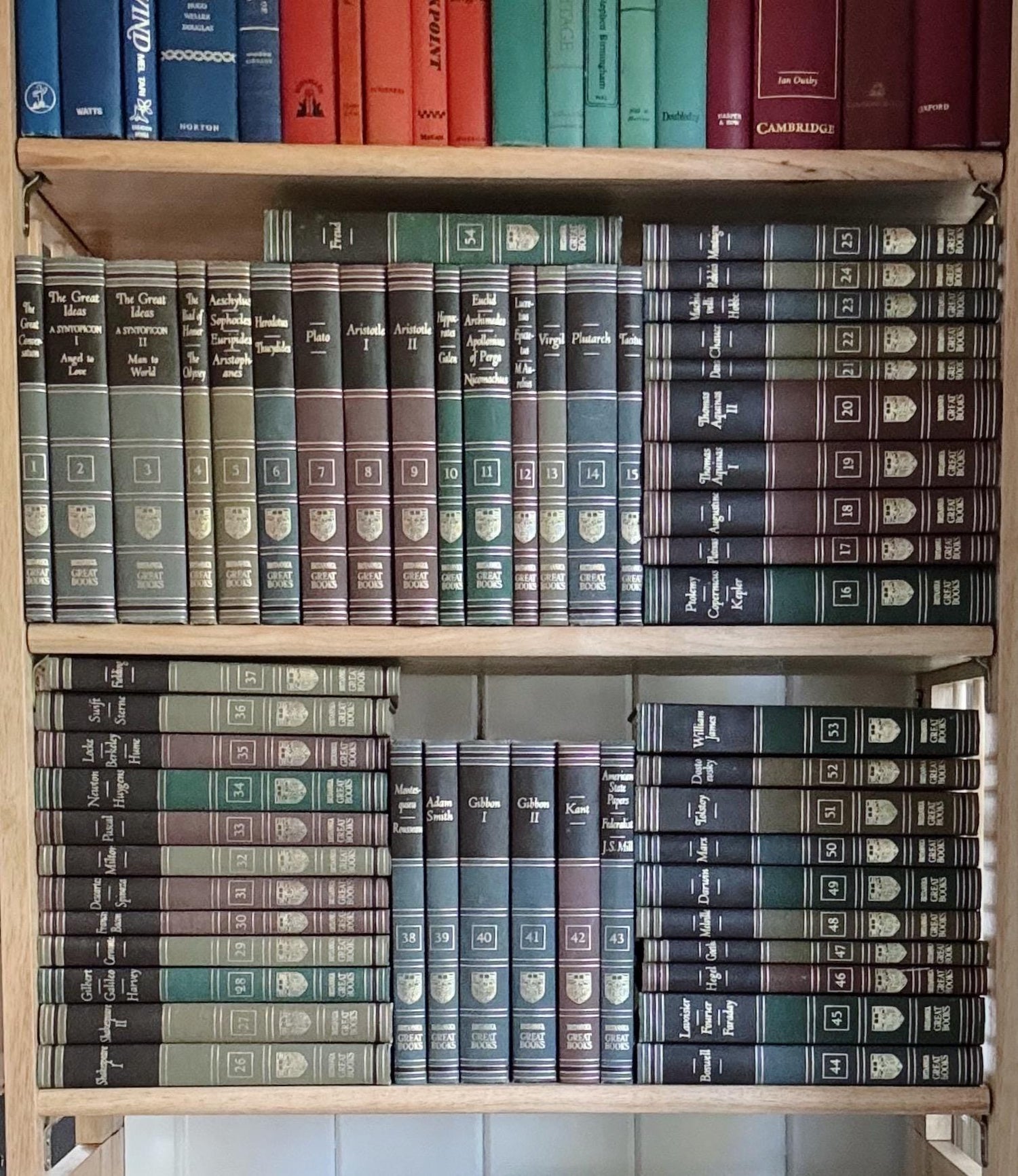 Complete Brittanica's Great Books of the Western World, 1952