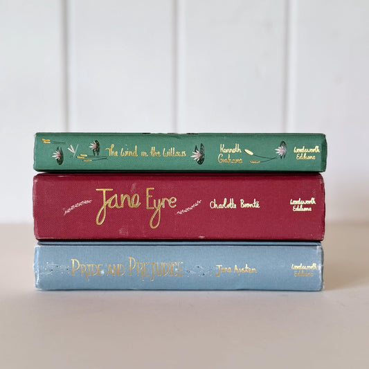 Wordsworth Edition Classic English Literature Books, Wind in the Willows, Pride and Prejudice, Jane Eyre