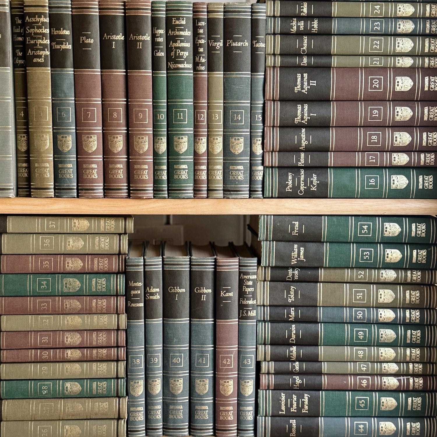 Complete Brittanica's Great Books of the Western World, 1952