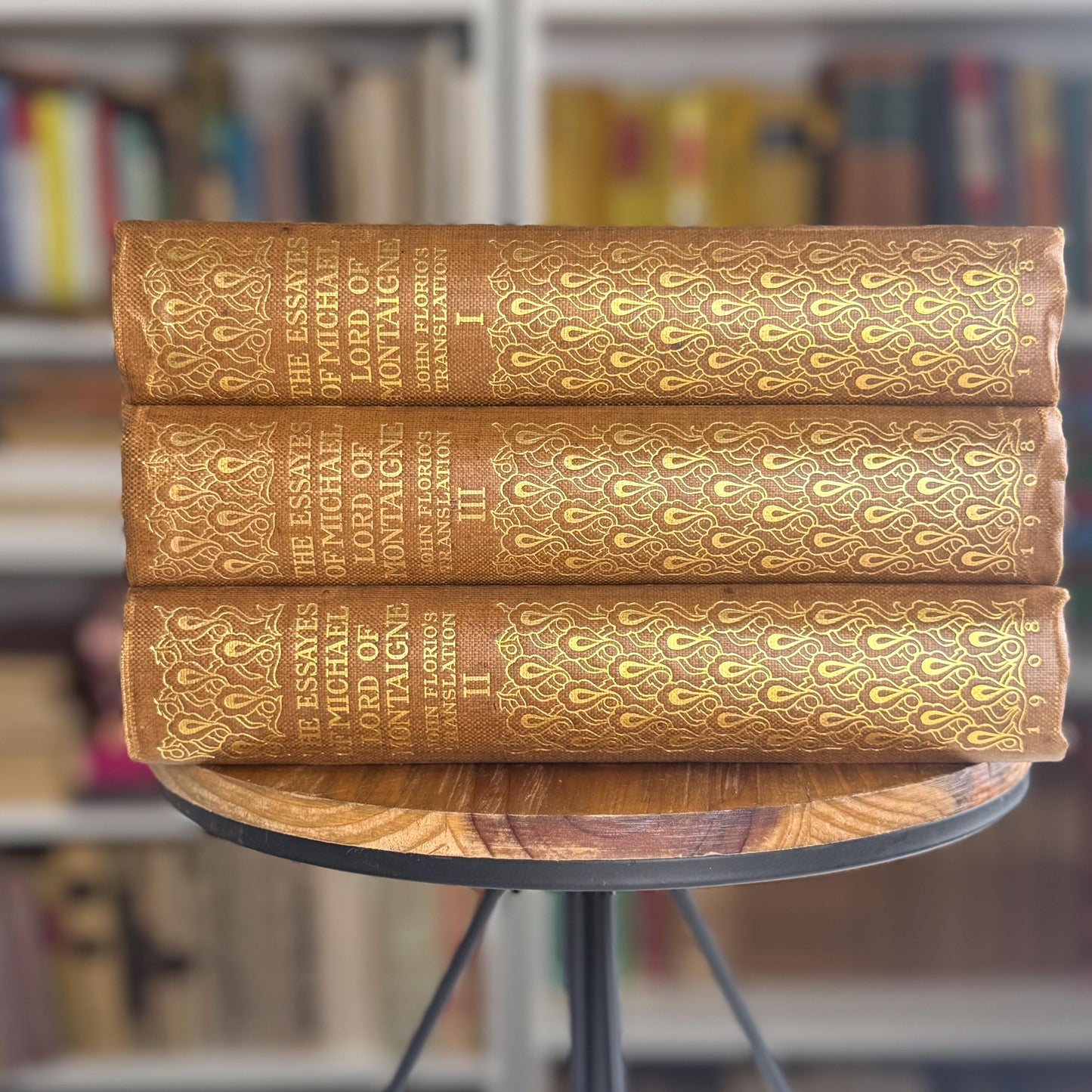 The Essayes of Michael Lord of Montaigne – 1908 Limited Edition, 3 Volume Set, Translated by John Florio