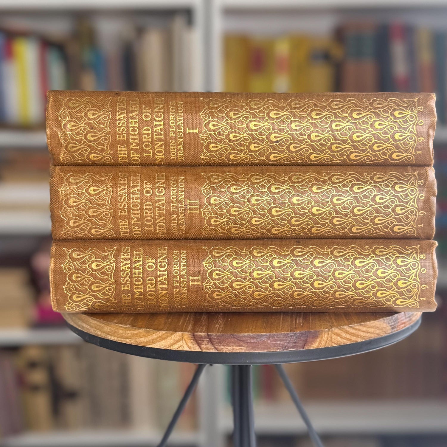 The Essayes of Michael Lord of Montaigne – 1908 Limited Edition, 3 Volume Set, Translated by John Florio