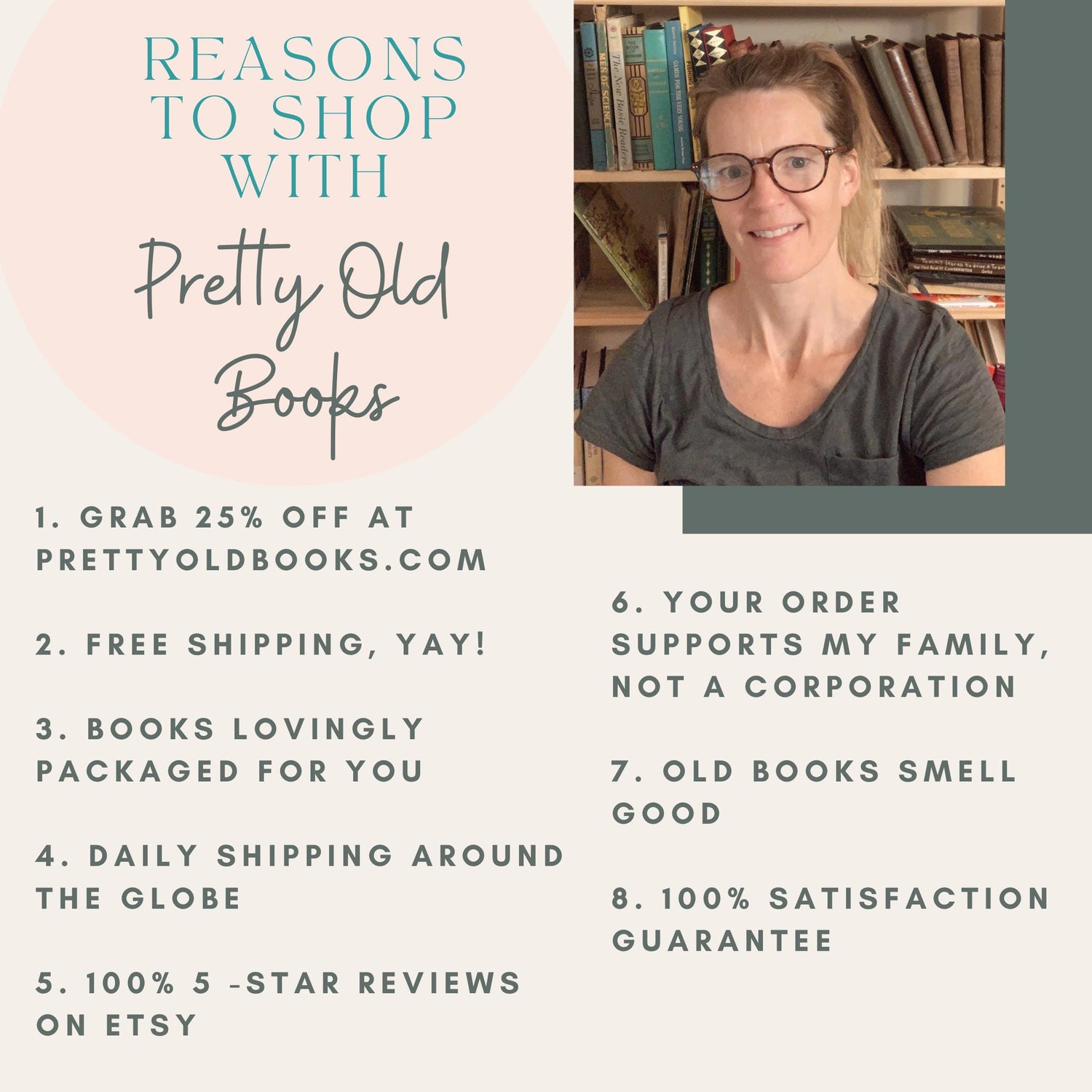 Golden Harvest Book Stack – Vintage Fall Tones for Shelf or Table Styling