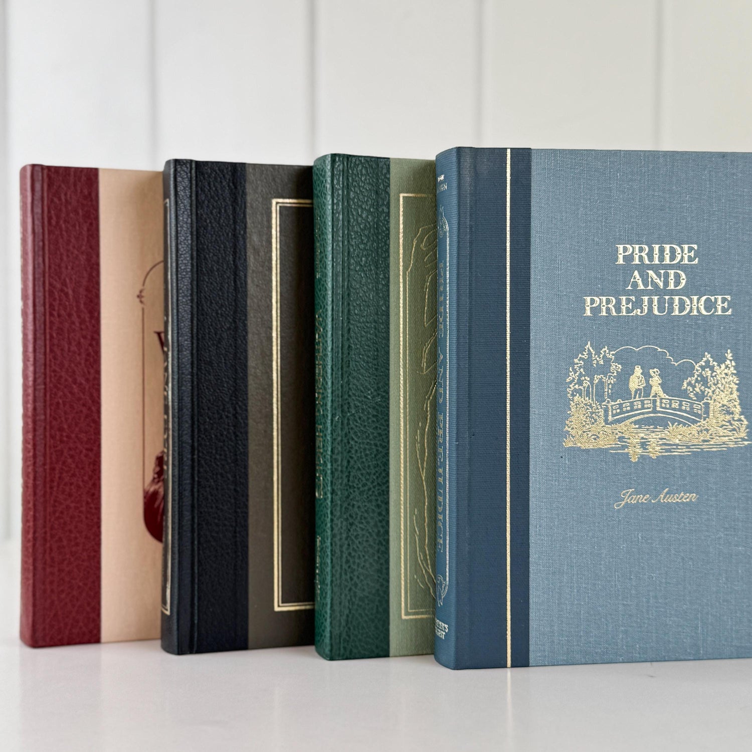 Reader’s Digest Classics Set – Pride and Prejudice, Wuthering Heights, Jane Eyre, Little Women – Hardcover Books with Inserts