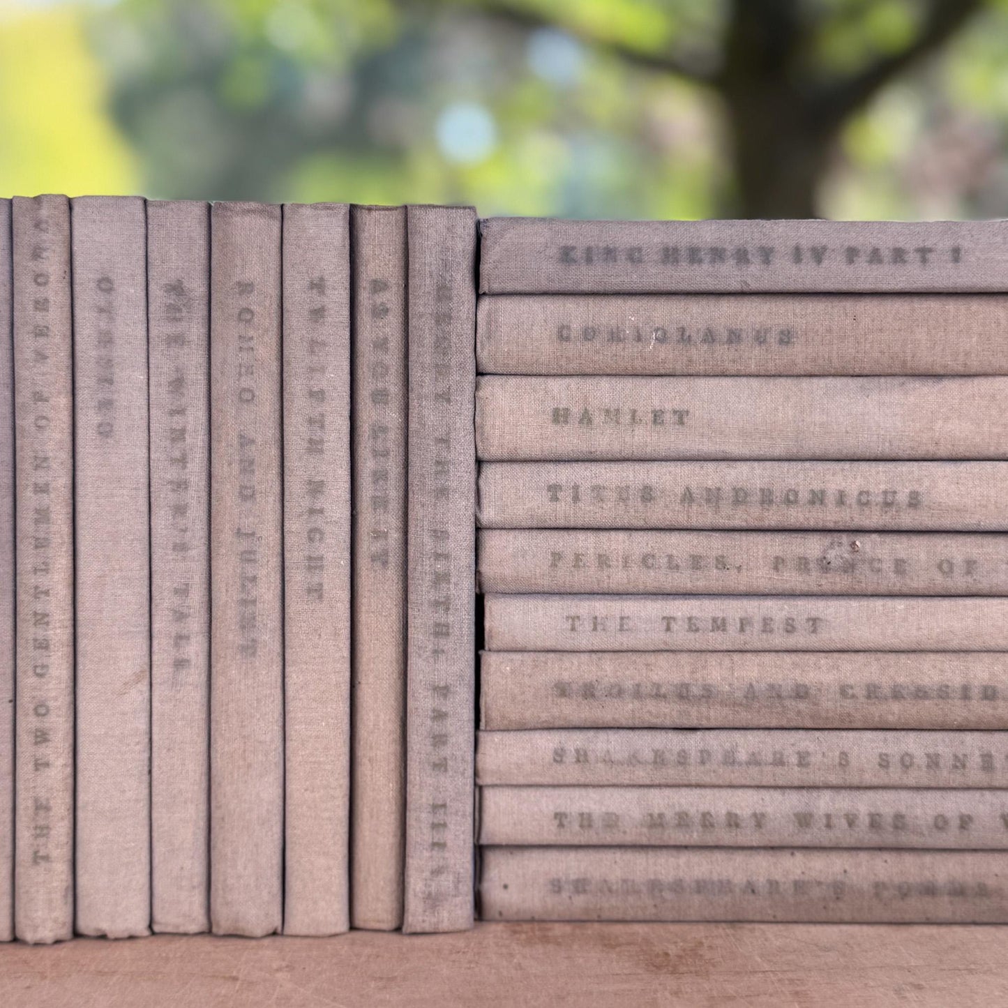 The Yale Shakespeare Set, 40 Volumes Complete Set from Mid Century 1950s