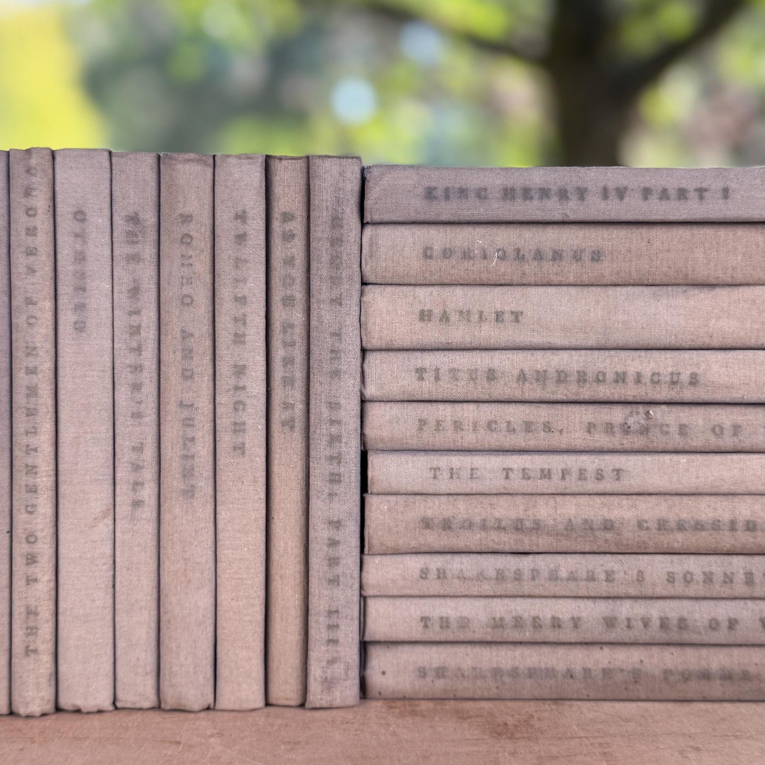 The Yale Shakespeare Set, 40 Volumes Complete Set from Mid Century 1950s