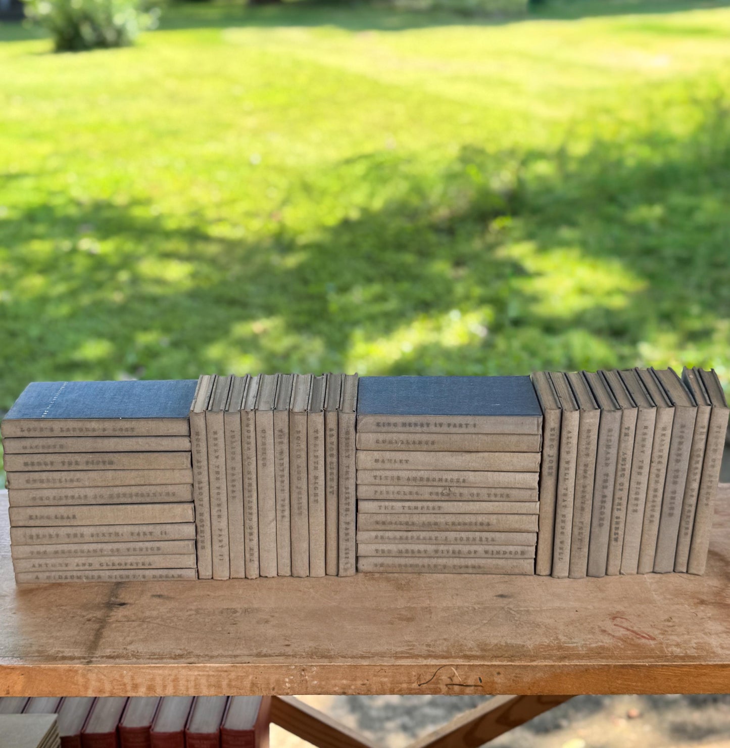 The Yale Shakespeare Set, 40 Volumes Complete Set from Mid Century 1950s