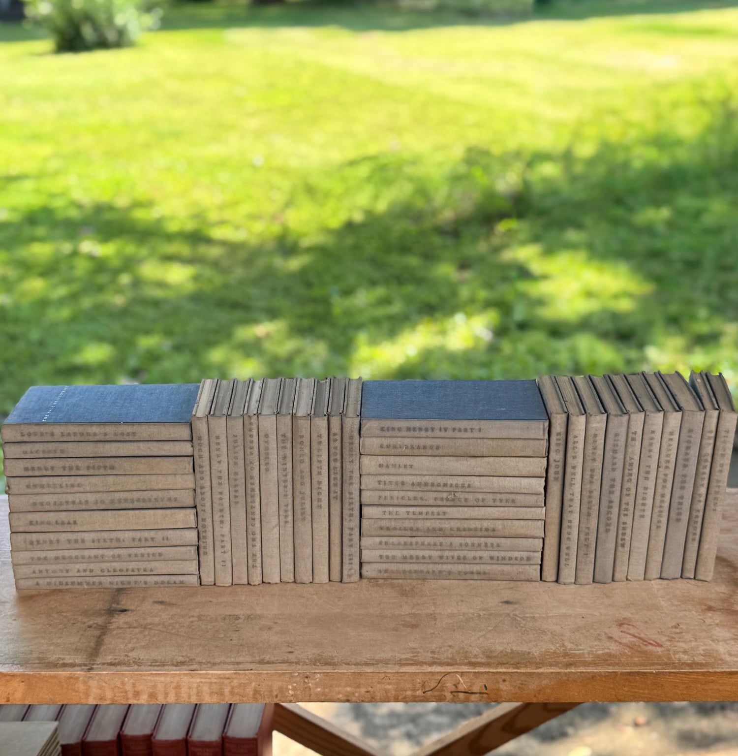 The Yale Shakespeare Set, 40 Volumes Complete Set from Mid Century 1950s