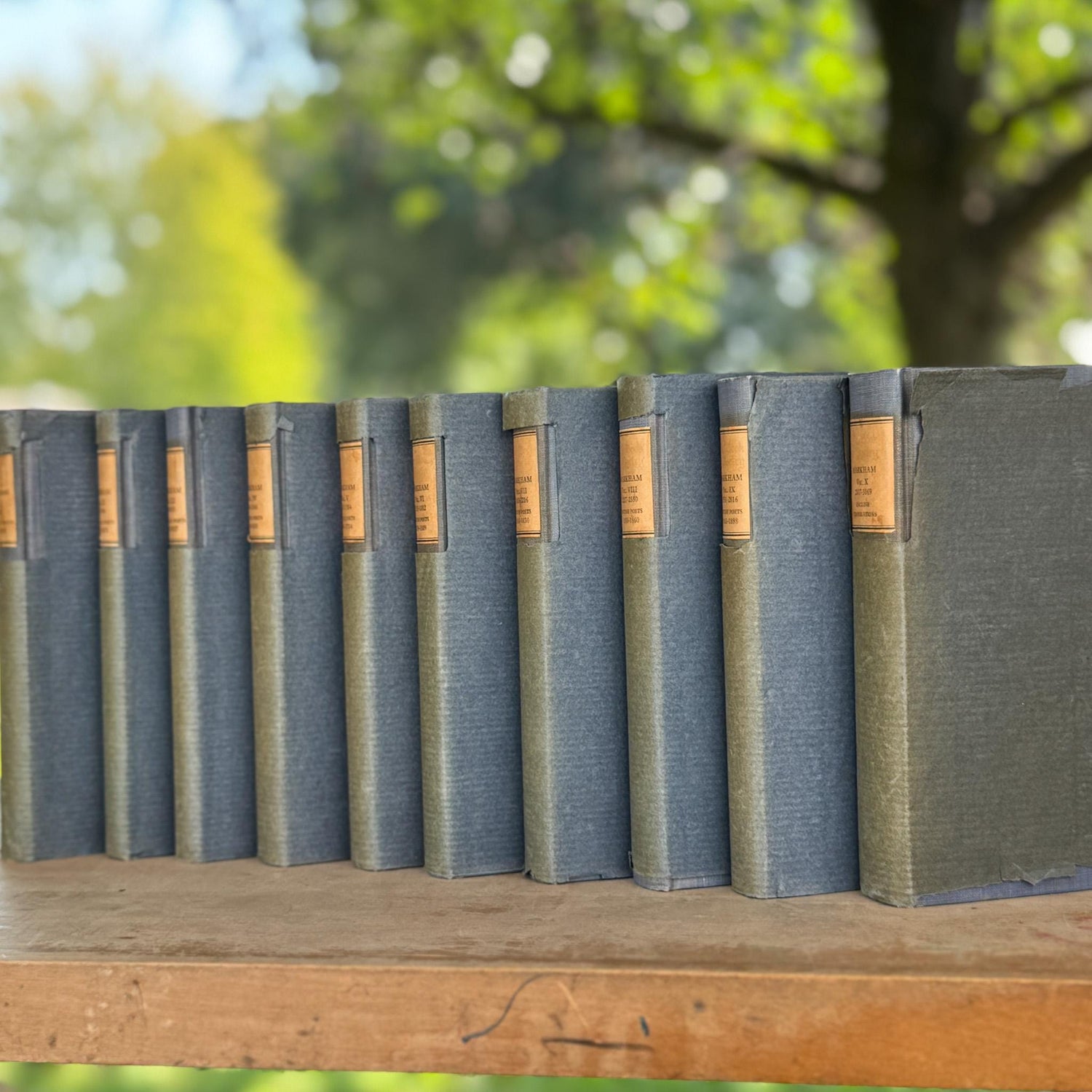 Edwin Markham Book of Poetry Ten Volume Set Limited Autographed Edition, 1932