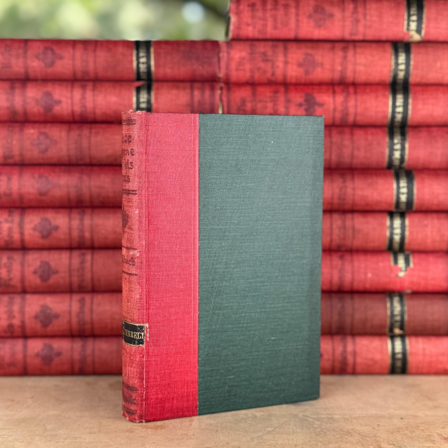 Large Red Antique Book Set, The Historical Romances of Louisa Muhlbach, 1905