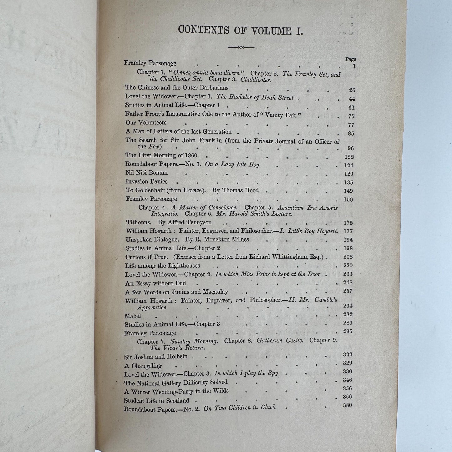 Antique Black Cornhill Magazine Leather-Bound Book Set for Shelf Styling and Home Library Decor