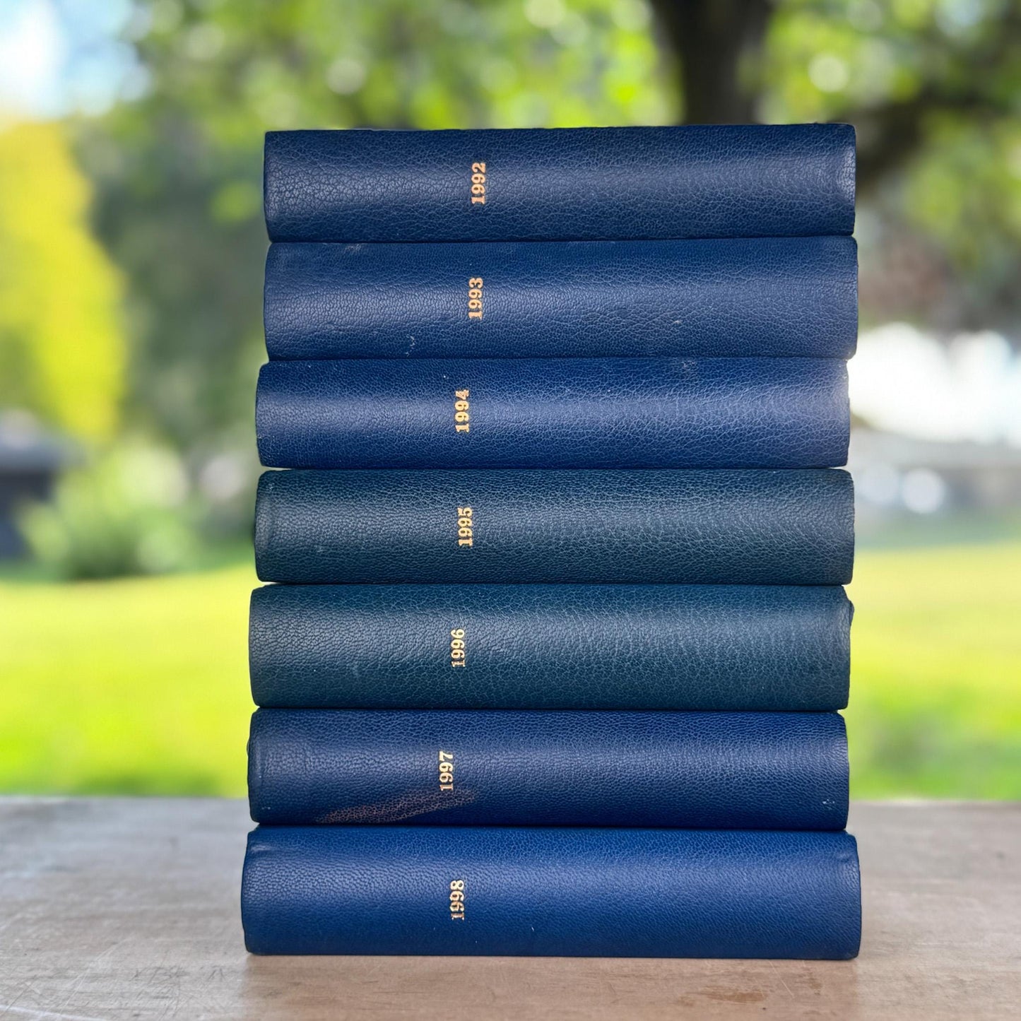 Navy Blue Gainsborough Racing and Breeding Annuals 1992 to 1998 Horse Racing Books