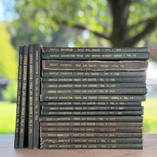 Arnold Arboretum, Harvard University 21 volumes