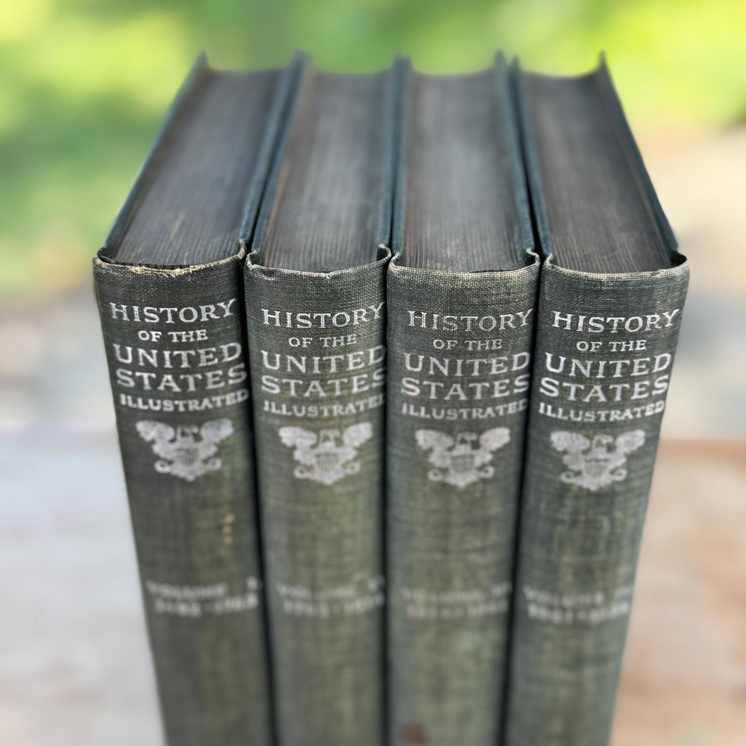 History of the United States, E. Benjamin Andrews, 1896 Blue 4-Volume Antique Book Set