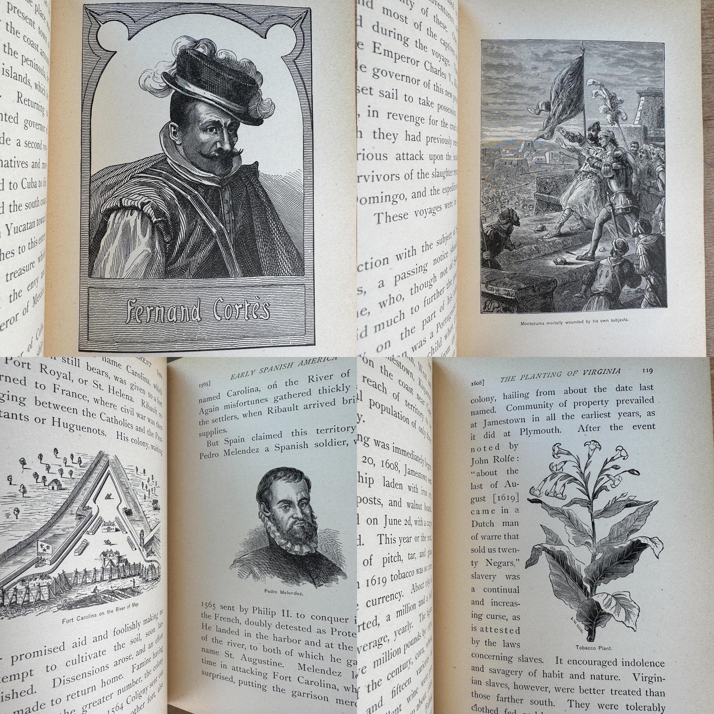 History of the United States, E. Benjamin Andrews, 1896 Blue 4-Volume Antique Book Set