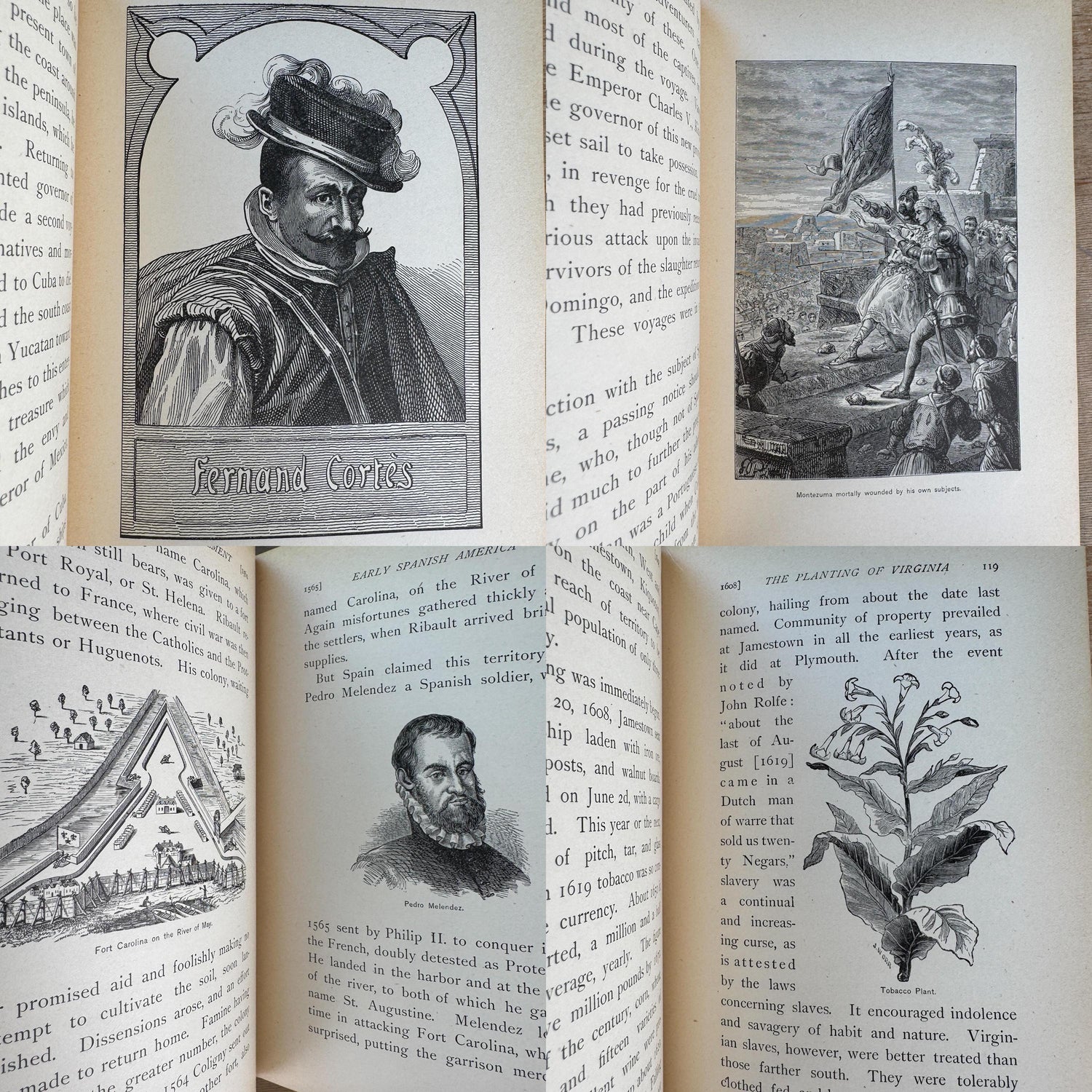 History of the United States, E. Benjamin Andrews, 1896 Blue 4-Volume Antique Book Set