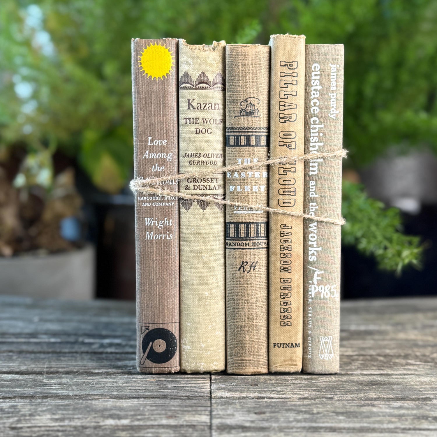 Taupe, Brown, Tan Mid Century Neutral Book Bundle