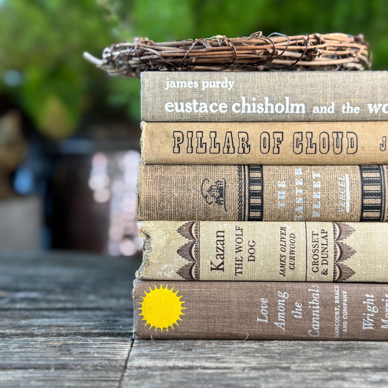 Taupe, Brown, Tan Mid Century Neutral Book Bundle