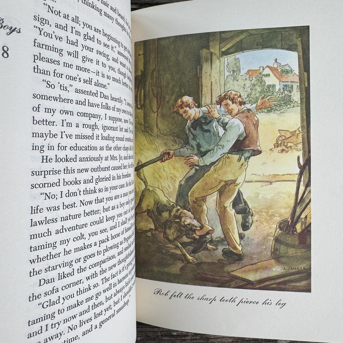 Vintage Children's Illustrated Junior Library Books, Purple Blue Beige